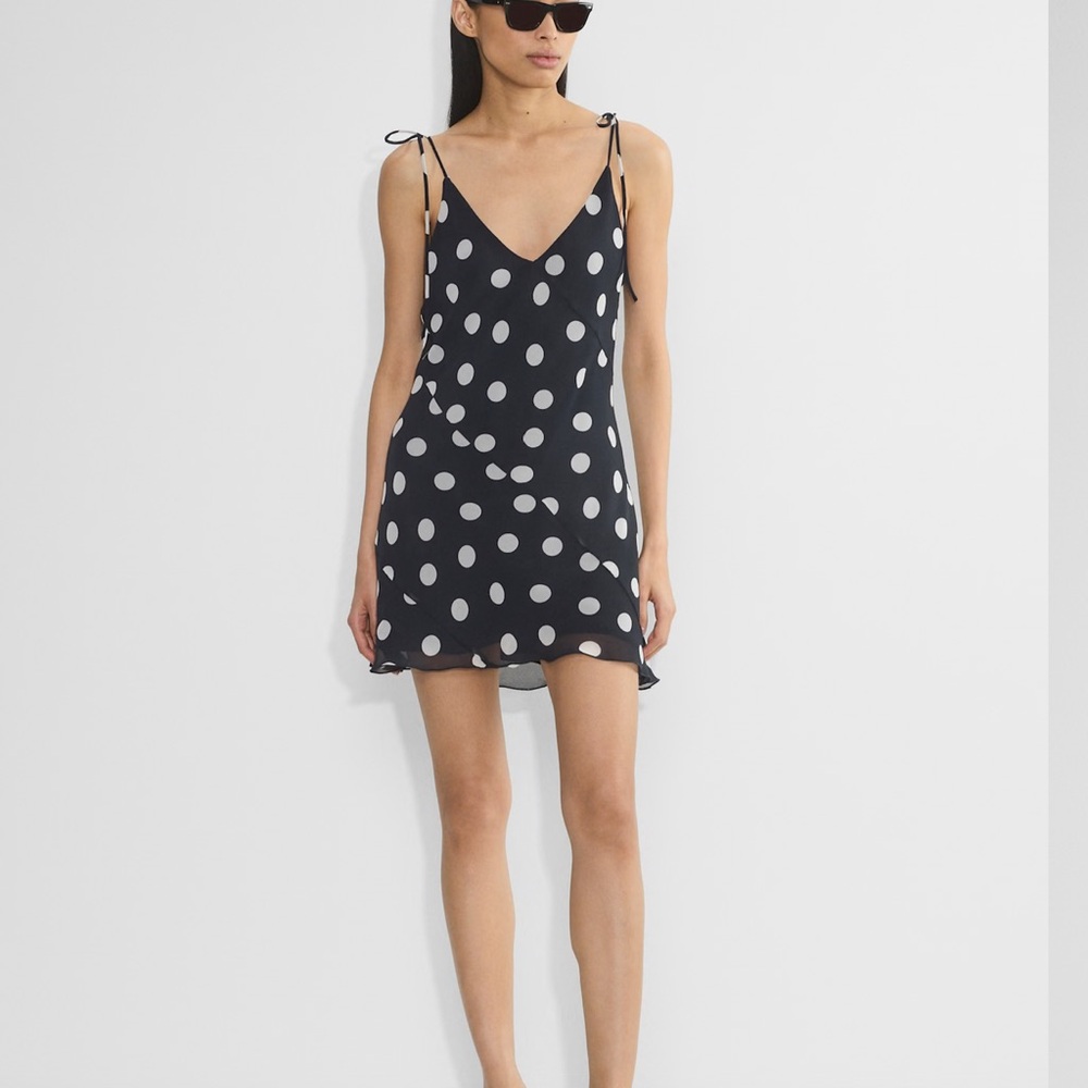 Aritzia Polka Dot Sleeveless mini Dress